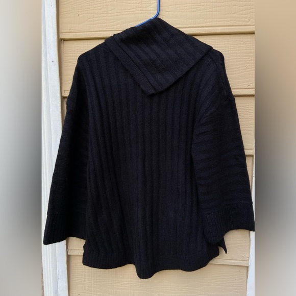 NWT Rafaella Black Cowl Neck Sweater - Picture 2 of 7